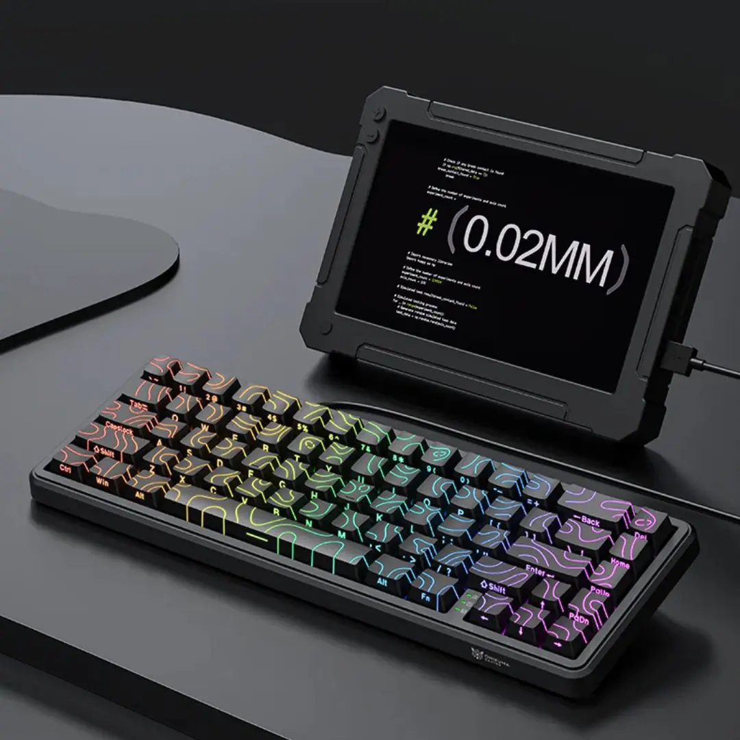 ONIKUMA G67 Hall Effect Wired RGB Magnetic Switch Gaming Keyboard 8 ONIKUMA G67 Hall Effect Wired RGB Magnetic Switch Gaming Keyboard - Image 8