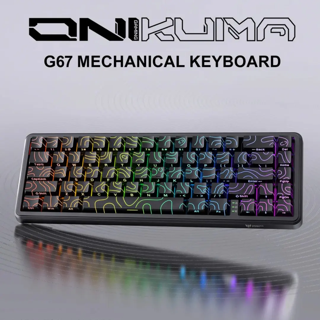 ONIKUMA G67 Hall Effect Wired RGB Magnetic Switch Gaming Keyboard 9 ONIKUMA G67 Hall Effect Wired RGB Magnetic Switch Gaming Keyboard - Image 9