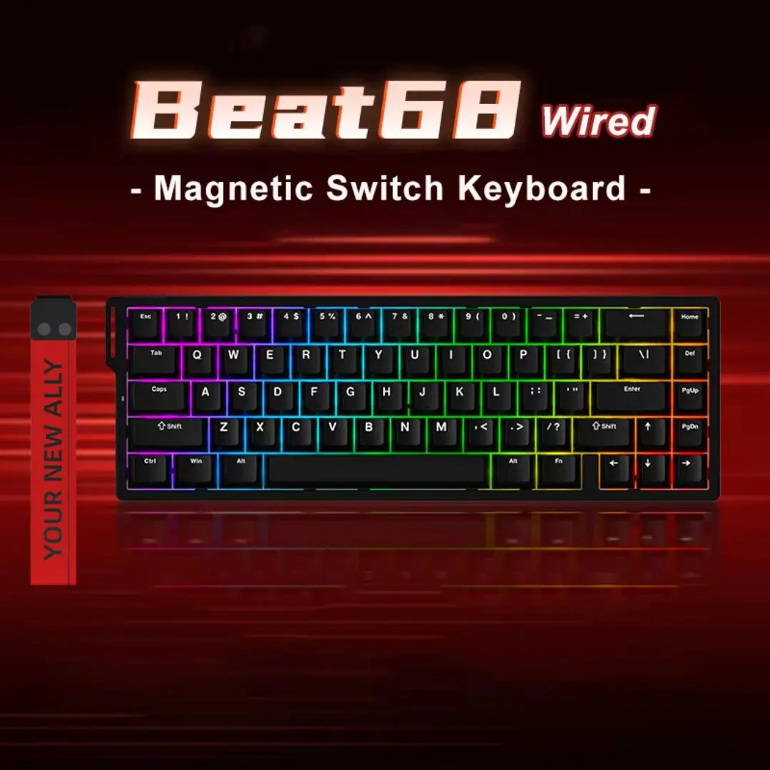 Xinmeng Beat68 RGB 8K Wired Magnetic Switch Keyboard 2 Xinmeng Beat68 RGB 8K Wired Magnetic Switch Keyboard - Image 2