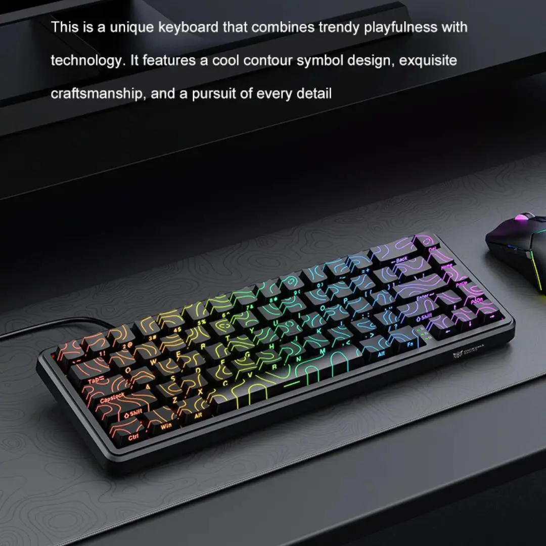 ONIKUMA G67 Hall Effect Wired RGB Magnetic Switch Gaming Keyboard 10 ONIKUMA G67 Hall Effect Wired RGB Magnetic Switch Gaming Keyboard - Image 10