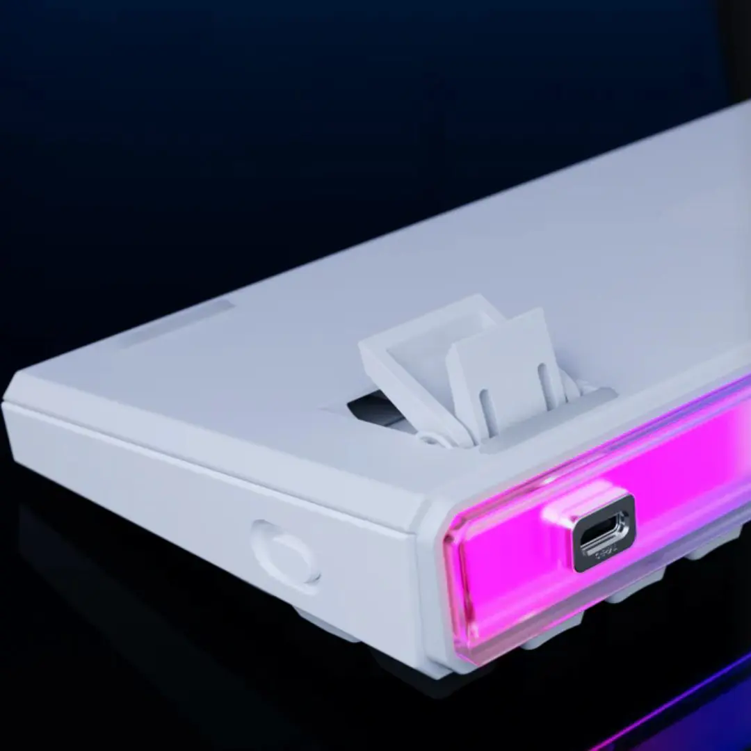 EWEADN DEEP68 HE Side-Engraved RGB Wired Magnetic Switch Gaming Keyboard, White 8 EWEADN DEEP68 HE Side-Engraved RGB Wired Magnetic Switch Gaming Keyboard, White - Image 8