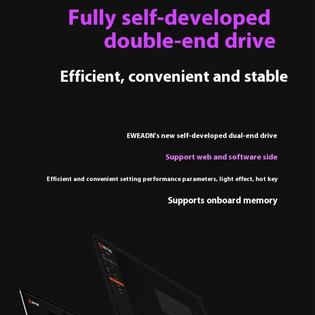 EWEADN DEEP68 HE Side-Engraved RGB Wired Magnetic Switch Gaming Keyboard, White 16 EWEADN DEEP68 HE Side-Engraved RGB Wired Magnetic Switch Gaming Keyboard, White - Image 16