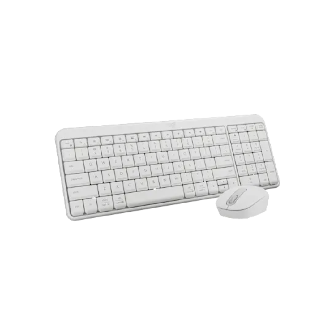 Logitech MK250 Wireless Keyboard Mouse Combo, Off-white 3 Logitech MK250 Wireless Keyboard Mouse Combo, Off-white - Image 3