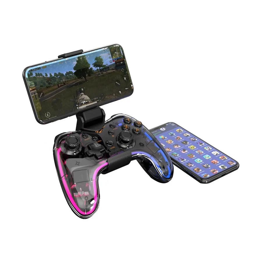 Havit G180BT Transparent RGB Bluetooth Vibration Gamepad 5 Havit G180BT Transparent RGB Bluetooth Vibration Gamepad - Image 5