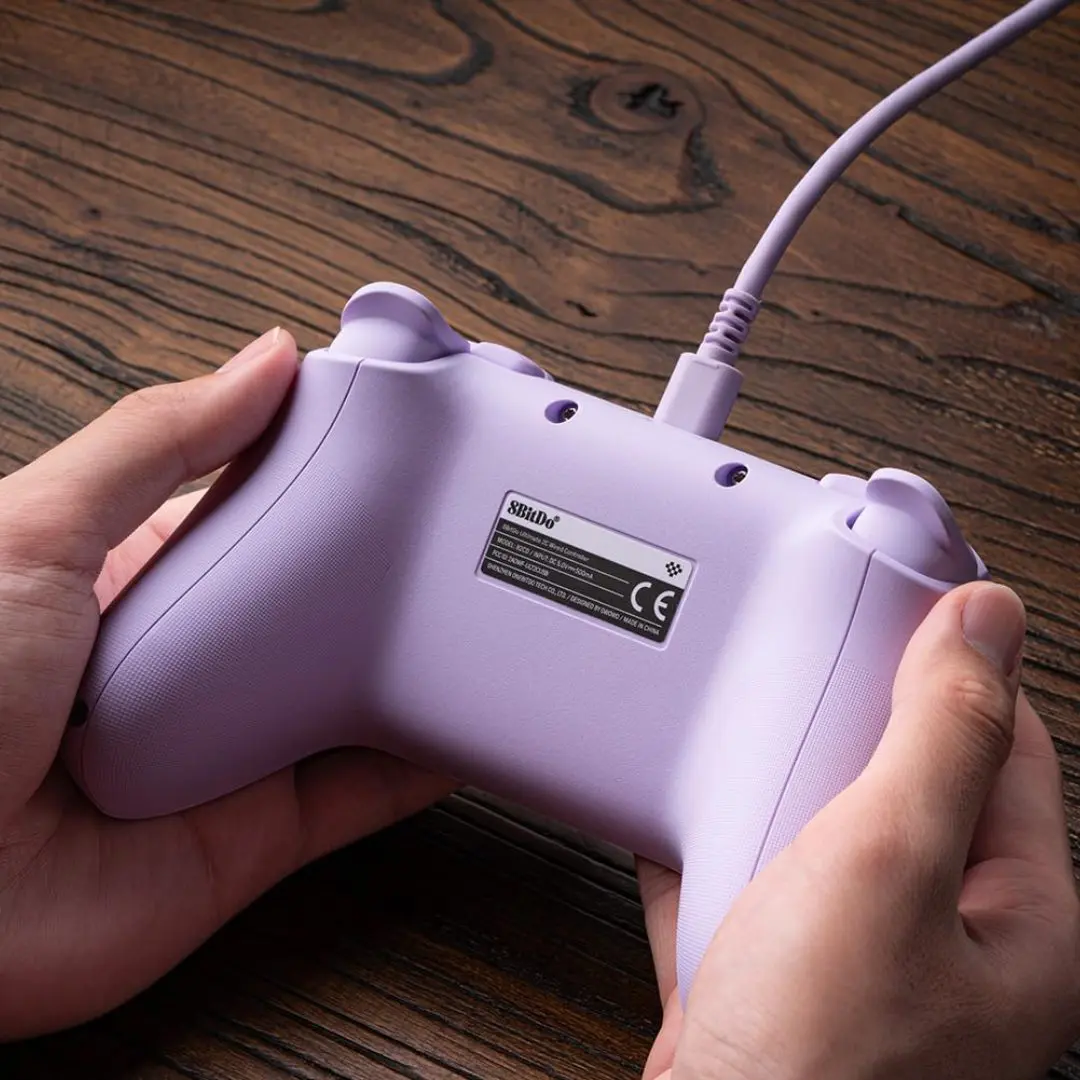 8BitDo Ultimate 2C Wired Gaming Controller, Purple 4 8BitDo Ultimate 2C Wired Gaming Controller, Purple - Image 4