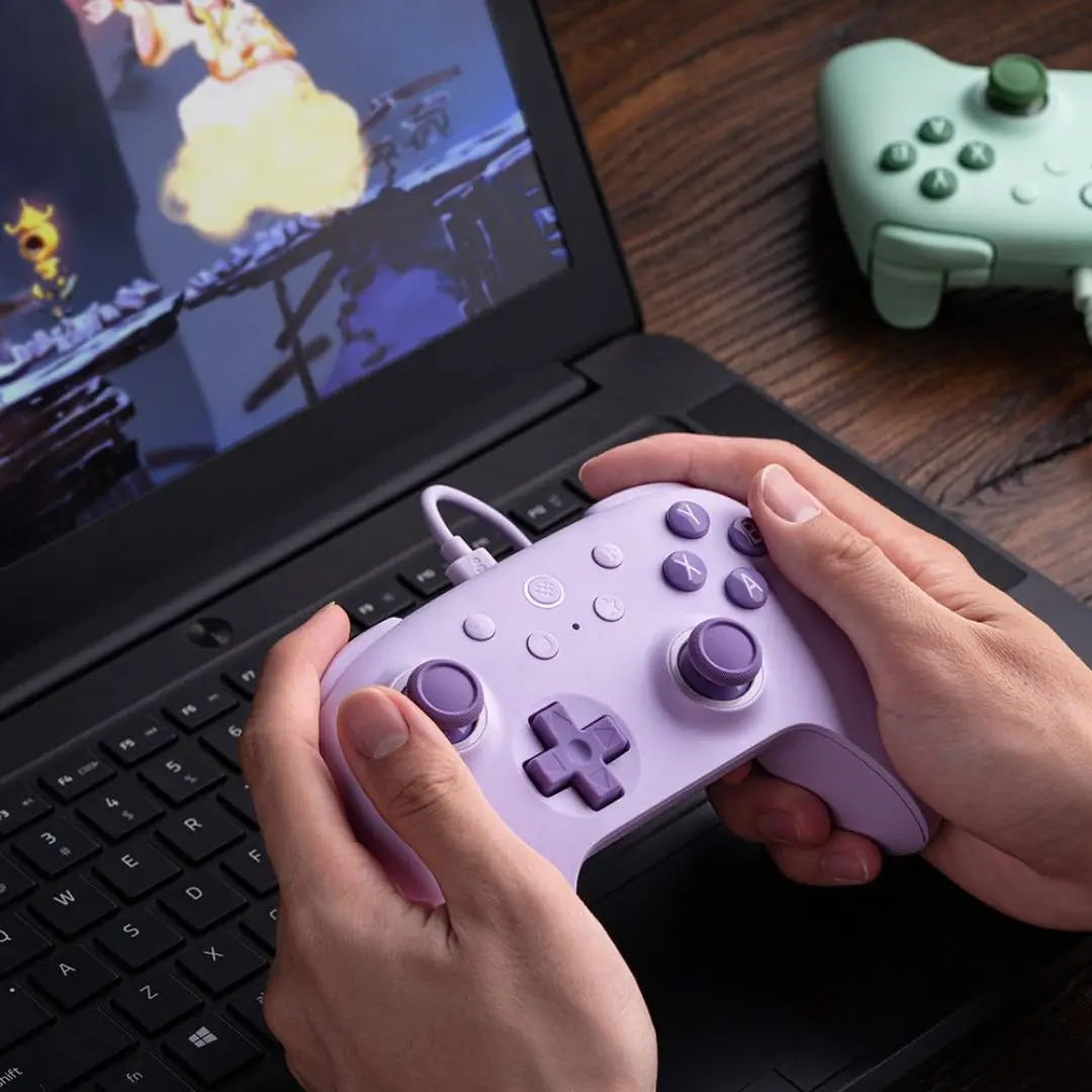 8BitDo Ultimate 2C Wired Gaming Controller, Purple 5 8BitDo Ultimate 2C Wired Gaming Controller, Purple - Image 5