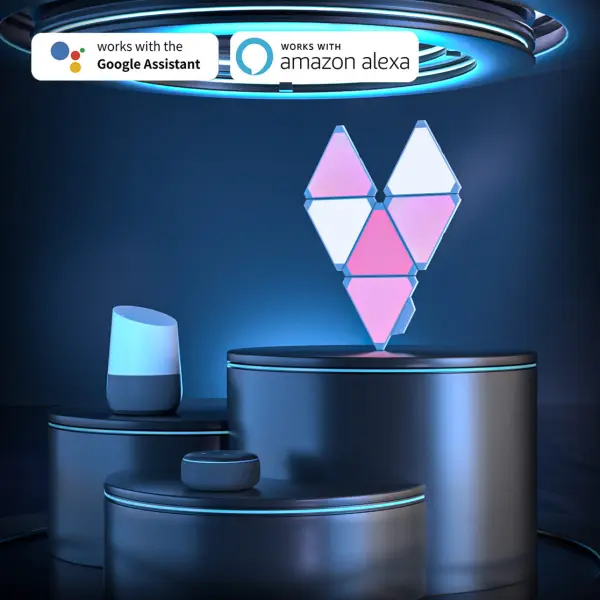Cololight RGB Triangle Light Starter Kit | White (6 Pcs) - Vibe Gaming