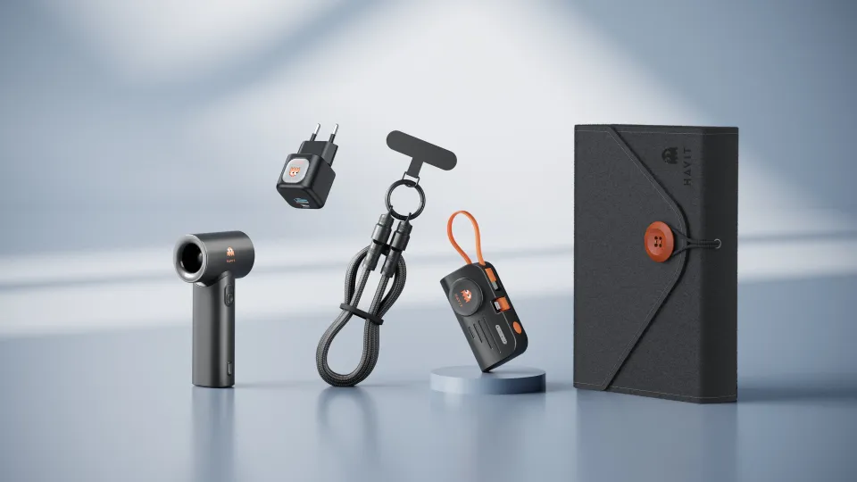 Havit STK011 Power Bank Mini Fan USB Charger & Data Cable 4 in 1 Combo 5 Havit STK011 Power Bank Mini Fan USB Charger & Data Cable 4 in 1 Combo - Image 5