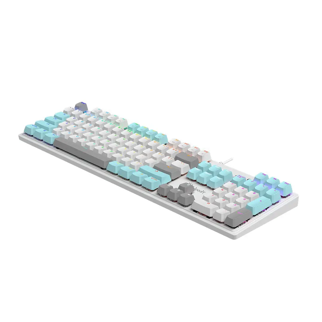 A4Tech Bloody S520N RGB Mechanical Gaming Keyboard, Icy White 2 A4Tech Bloody S520N RGB Mechanical Gaming Keyboard, Icy White - Image 2