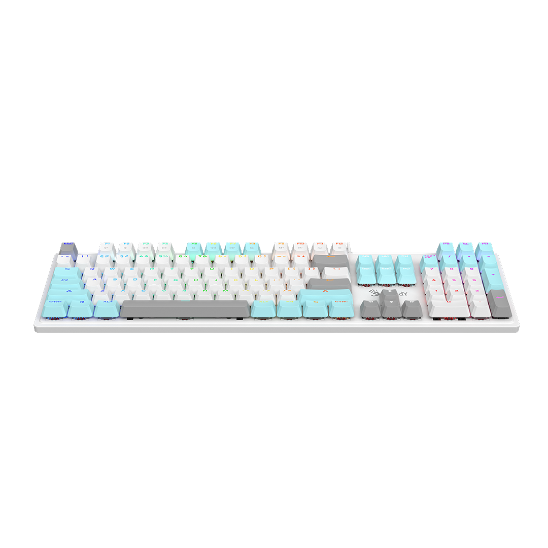 A4Tech Bloody S520N RGB Mechanical Gaming Keyboard, Icy White 4 A4Tech Bloody S520N RGB Mechanical Gaming Keyboard, Icy White - Image 4