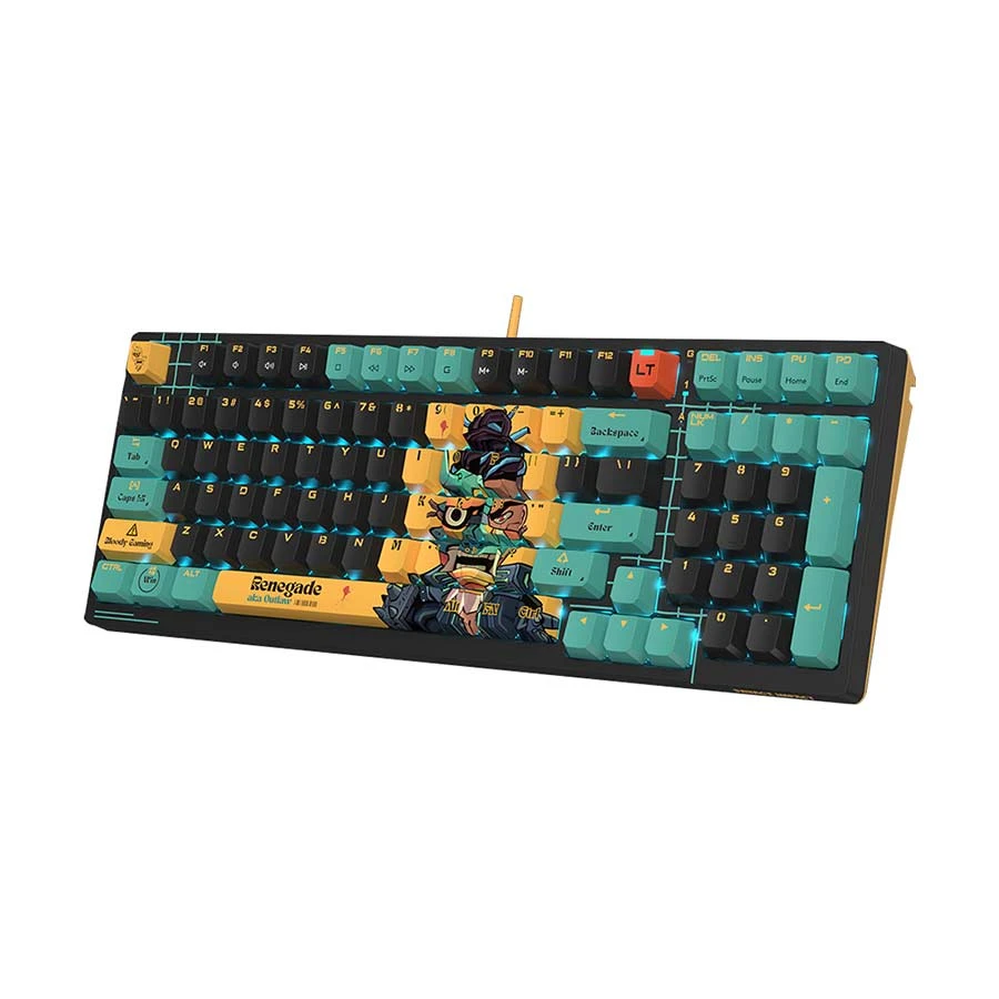 A4Tech Bloody AT98 RGB USB Mechanical Gaming Keyboard, Renegade 3 A4Tech Bloody AT98 RGB USB Mechanical Gaming Keyboard, Renegade - Image 3