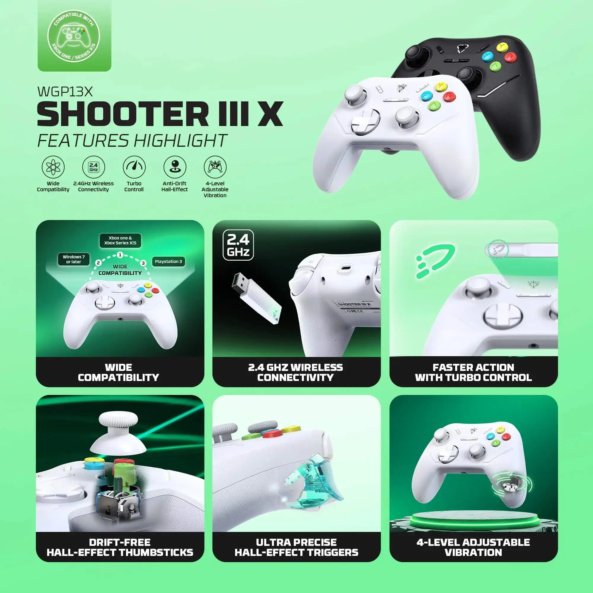 FANTECH WGP13X SHOOTER III Multi-Platform Wireless Gaming Controller 7 FANTECH WGP13X SHOOTER III Multi-Platform Wireless Gaming Controller - Image 7
