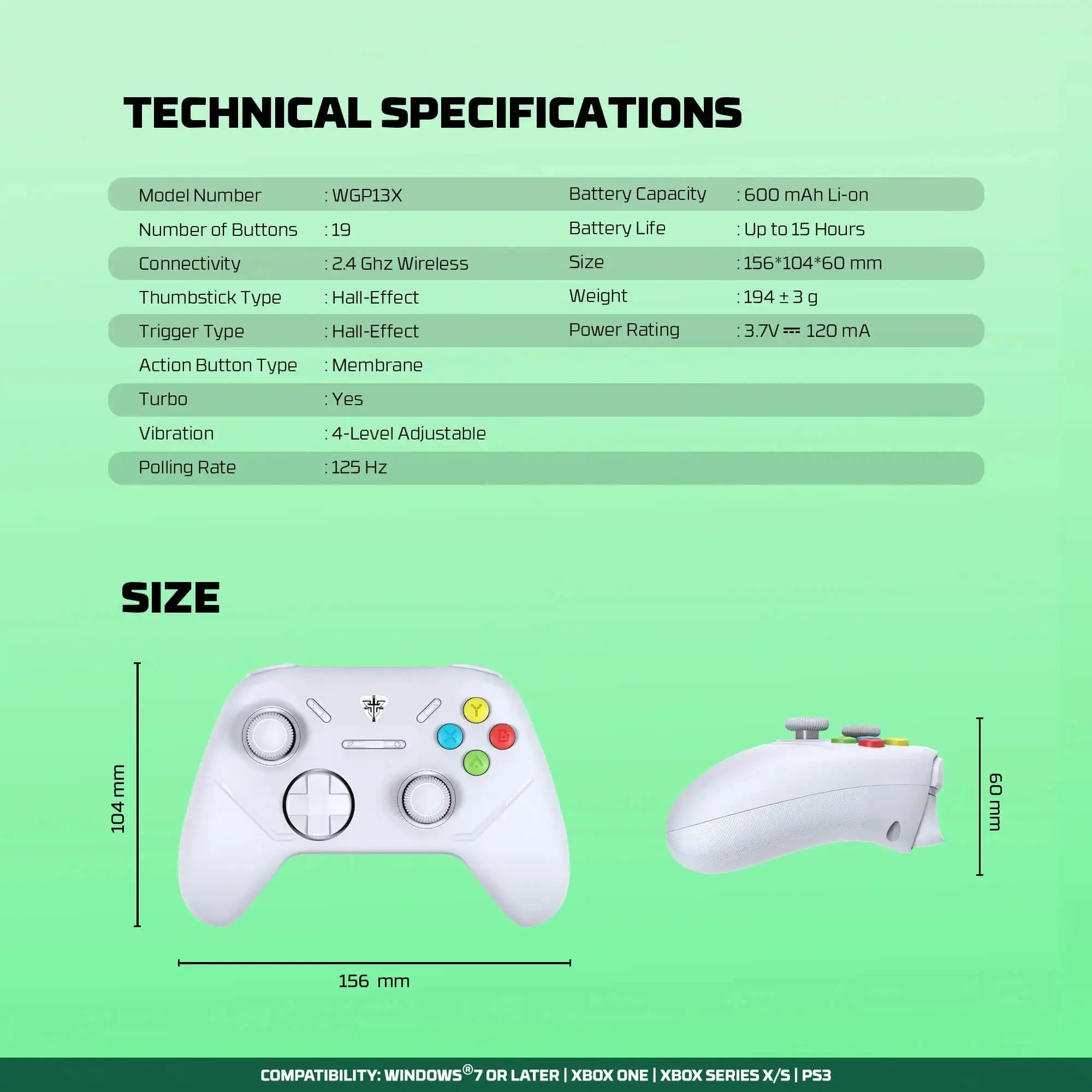 FANTECH WGP13X SHOOTER III Multi-Platform Wireless Gaming Controller 11 FANTECH WGP13X SHOOTER III Multi-Platform Wireless Gaming Controller - Image 11