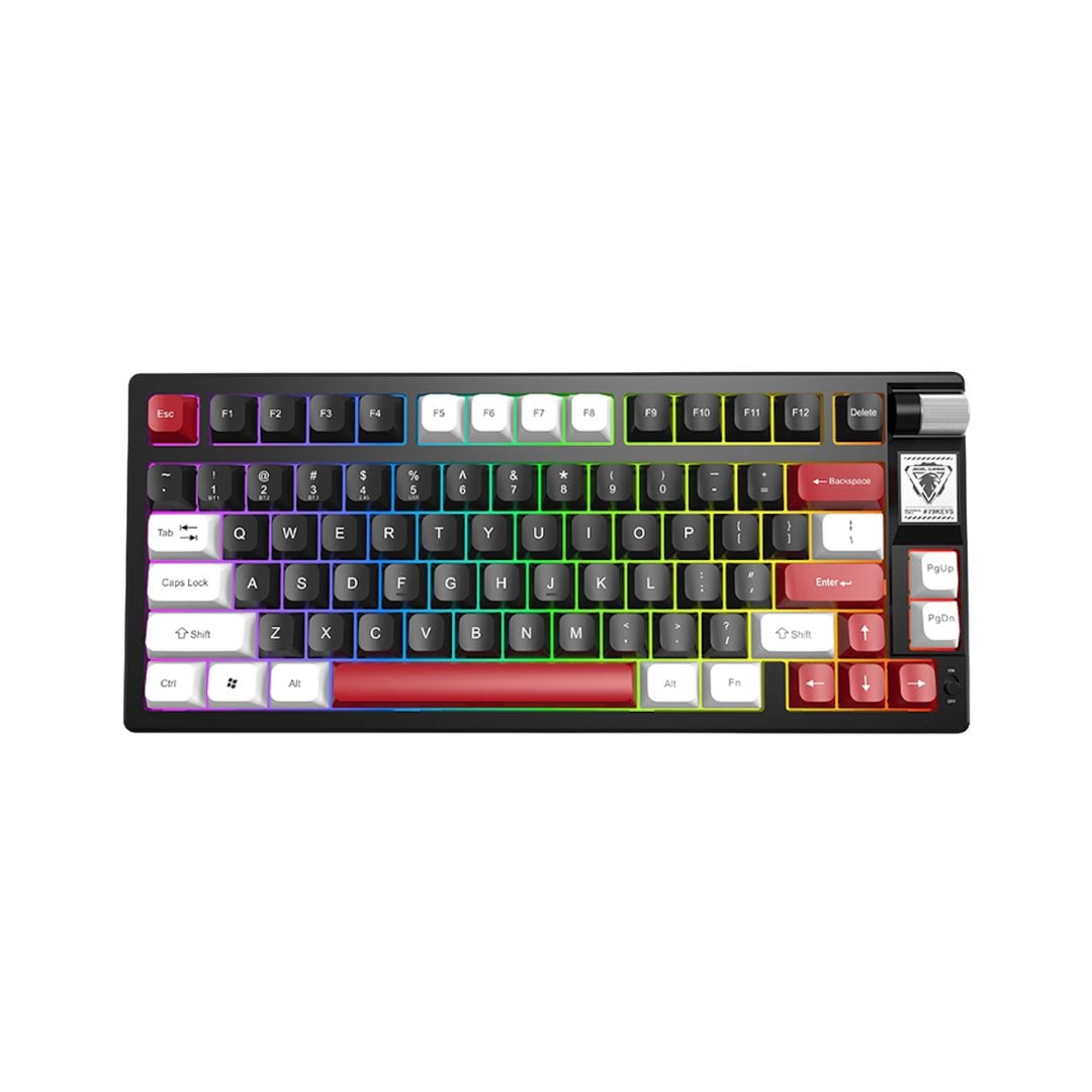 JEDEL WKL82 Hot-Swappable Tri-Mode Wireless Mechanical Gaming Keyboard ...