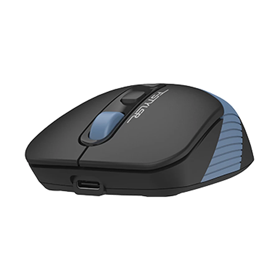 A4TECH FSTYLER FB10CS Silent Multimode Rechargeable Wireless Mouse, Ash Blue 3 A4TECH FSTYLER FB10CS Silent Multimode Rechargeable Wireless Mouse, Ash Blue - Image 3