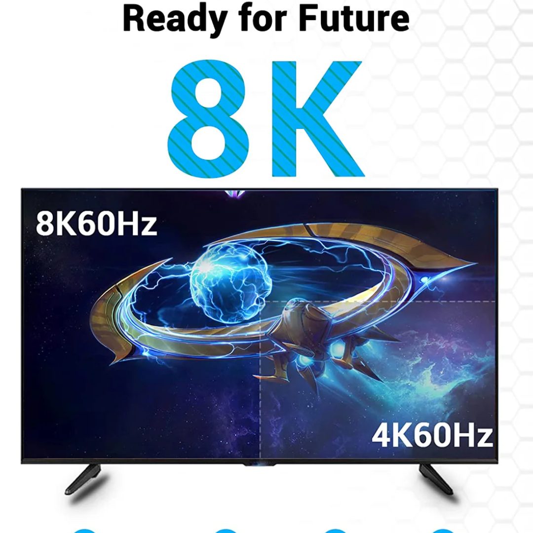 Vention AANBJ 8K HDMI Cable - 5M 3 Vention AANBJ 8K HDMI Cable - 5M - Image 3