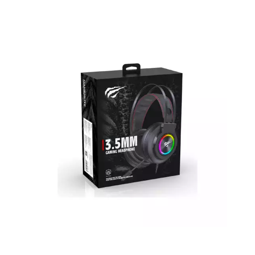 HAVIT GAMENOTE H654D GAMING HEADSET HEADPHONES 2 HAVIT GAMENOTE H654D GAMING HEADSET HEADPHONES - Image 2