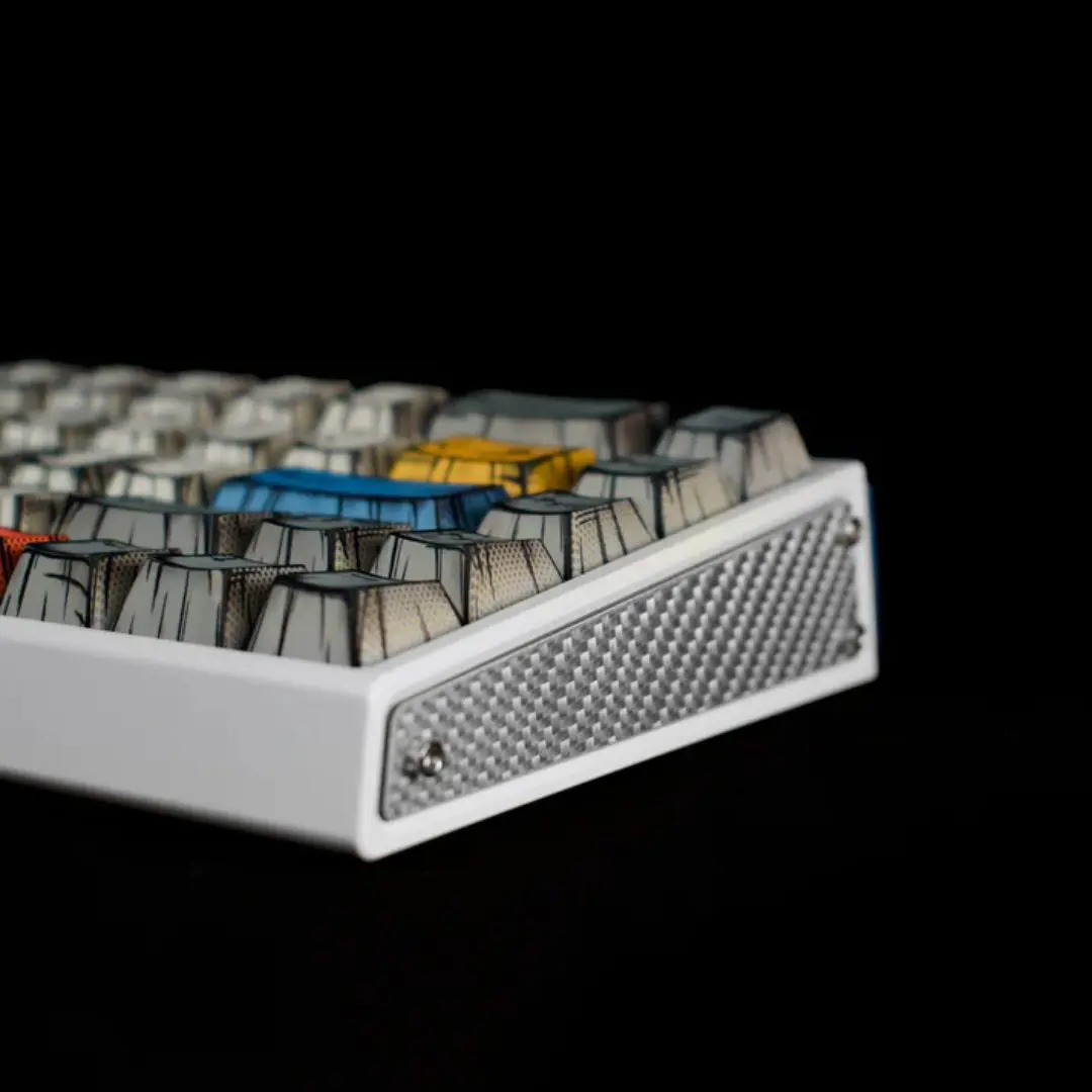 AULA HERO 68 HE Ultra 8K Wired Magnetic Switch Keyboard, White Comix 7 AULA HERO 68 HE Ultra 8K Wired Magnetic Switch Keyboard, White Comix - Image 7