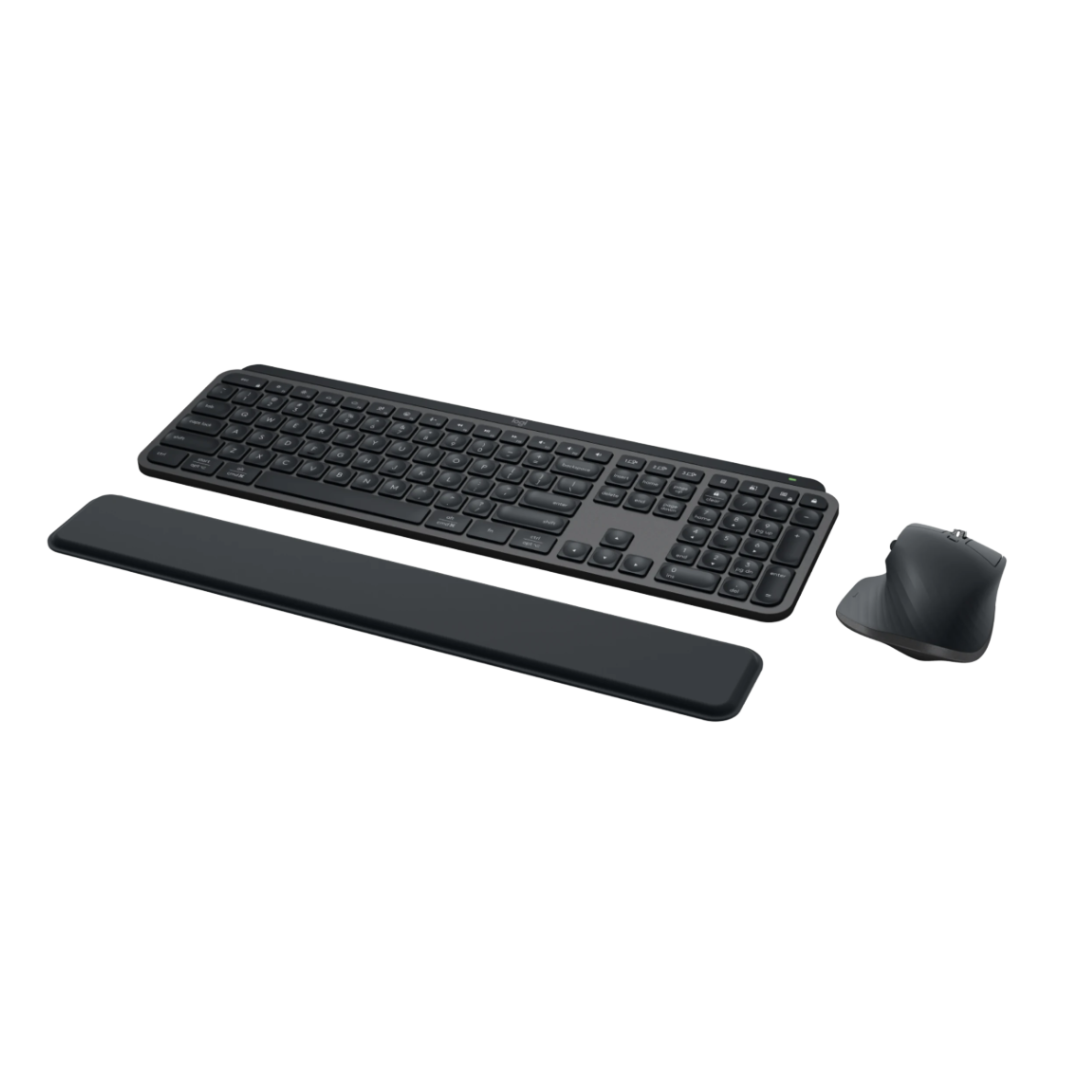 Logitech MX Keys S Wireless Keyboard Mouse Combo, Graphite 3 Logitech MX Keys S Wireless Keyboard Mouse Combo, Graphite - Image 3