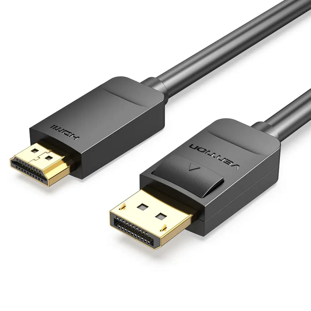 VENTION HADBH DP to HDMI Cable 2M Black 1 VENTION HADBH DP to HDMI Cable 2M Black