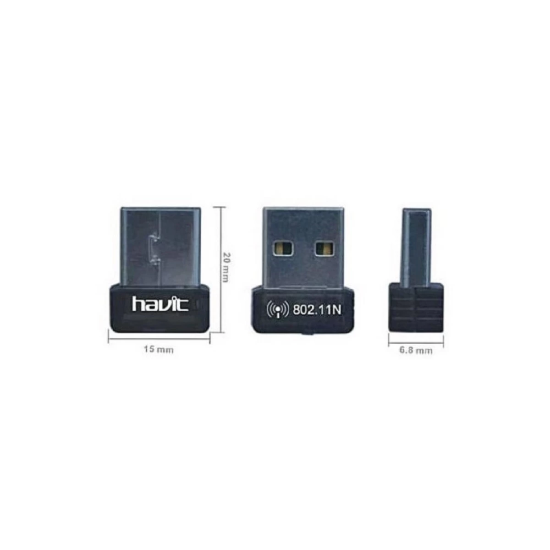 HAVIT WF15 N150 USB WIRELESS ADAPTER 3 HAVIT WF15 N150 USB WIRELESS ADAPTER - Image 3