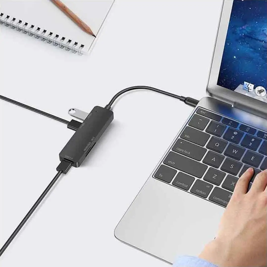 HAVIT HB43 5 IN 1 USB TYPE-C HUB 4 HAVIT HB43 5 IN 1 USB TYPE-C HUB - Image 4