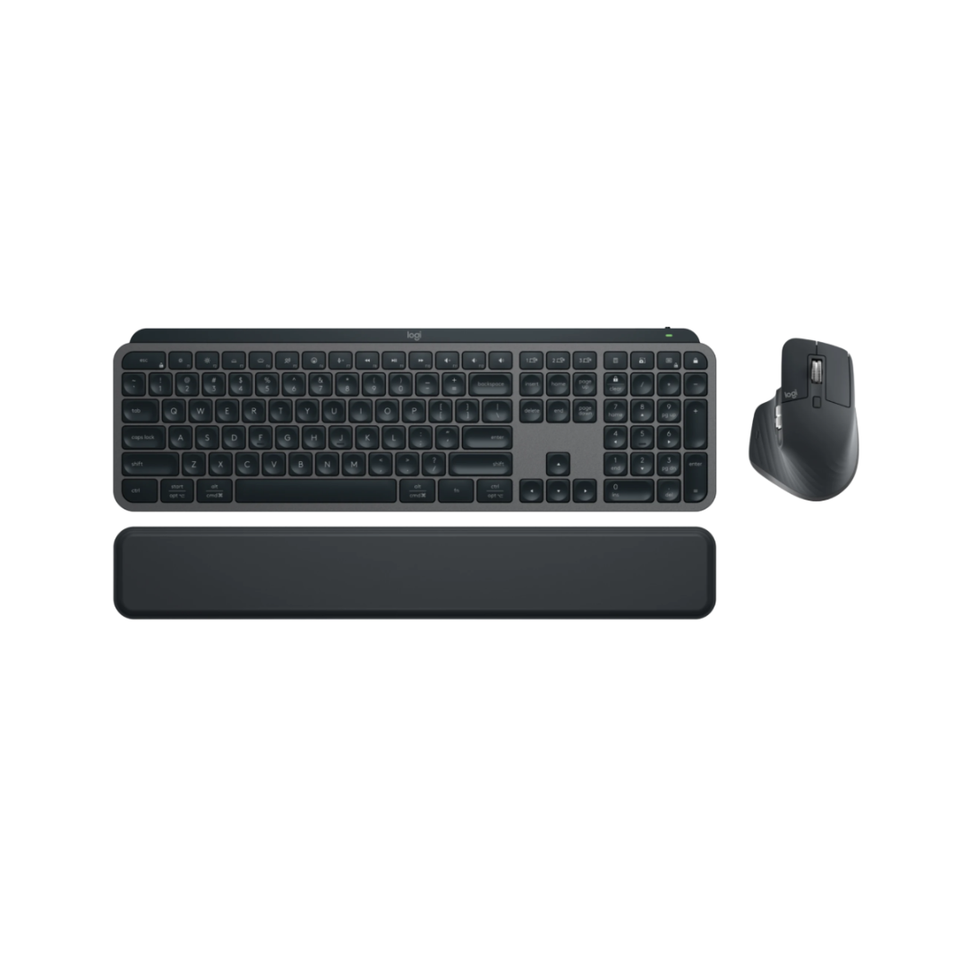 Logitech MX Keys S Wireless Keyboard Mouse Combo, Graphite 1 Logitech MX Keys S Wireless Keyboard Mouse Combo, Graphite