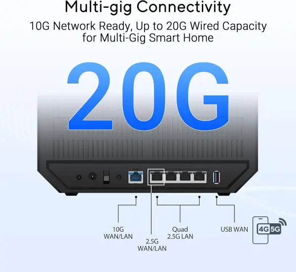 ASUS RT-BE92U Tri-Band WiFi 7 Smart AiMesh Extendable Router - Vibe Gaming