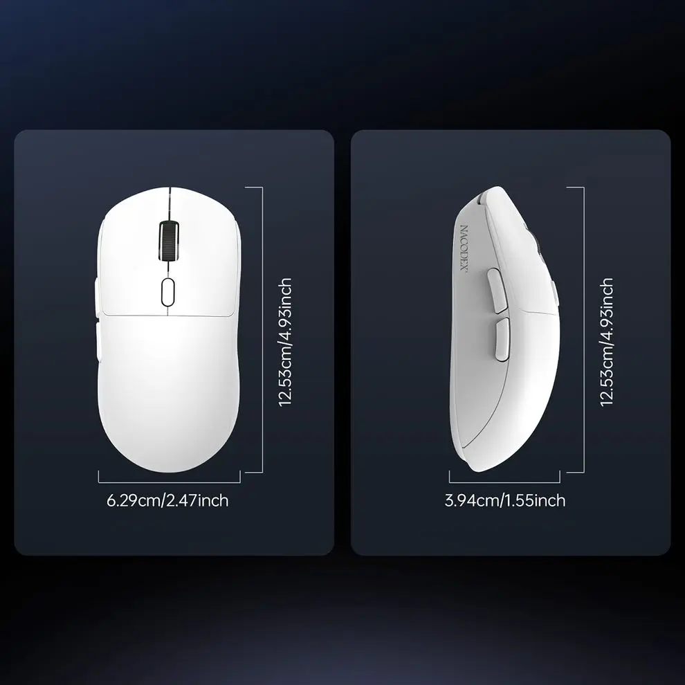 AJAZZ NJ07 Tri-Mode Wireless Lightweight Gaming Mouse 17 AJAZZ NJ07 Tri-Mode Wireless Lightweight Gaming Mouse - Image 17
