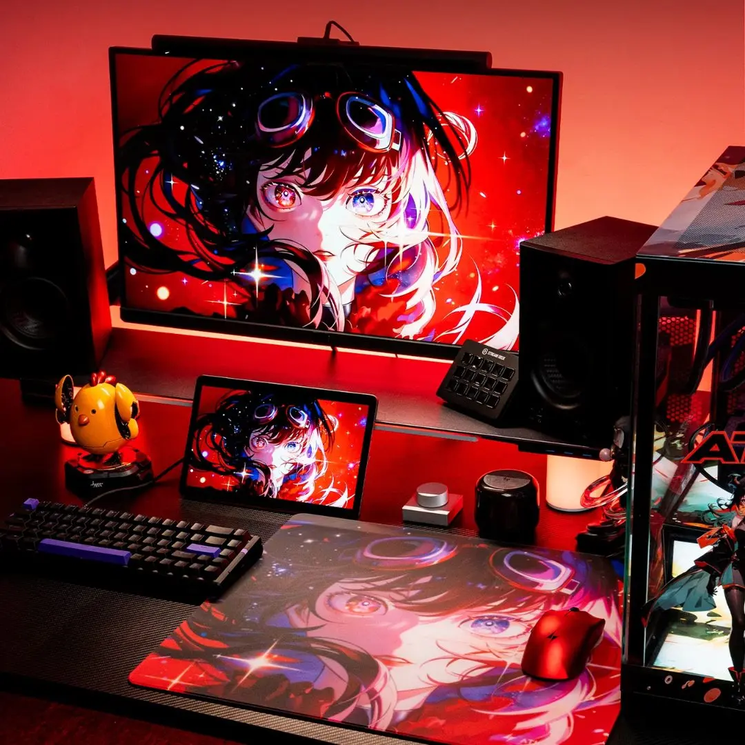 ATK Crimson Edition Tempered Glass Mouse Pad 3 ATK Crimson Edition Tempered Glass Mouse Pad - Image 3