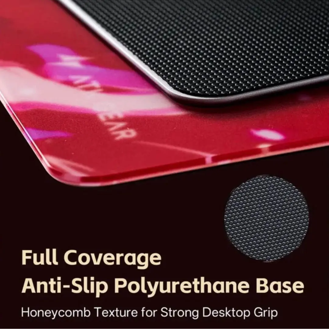 ATK Crimson Edition Tempered Glass Mouse Pad 5 ATK Crimson Edition Tempered Glass Mouse Pad - Image 5