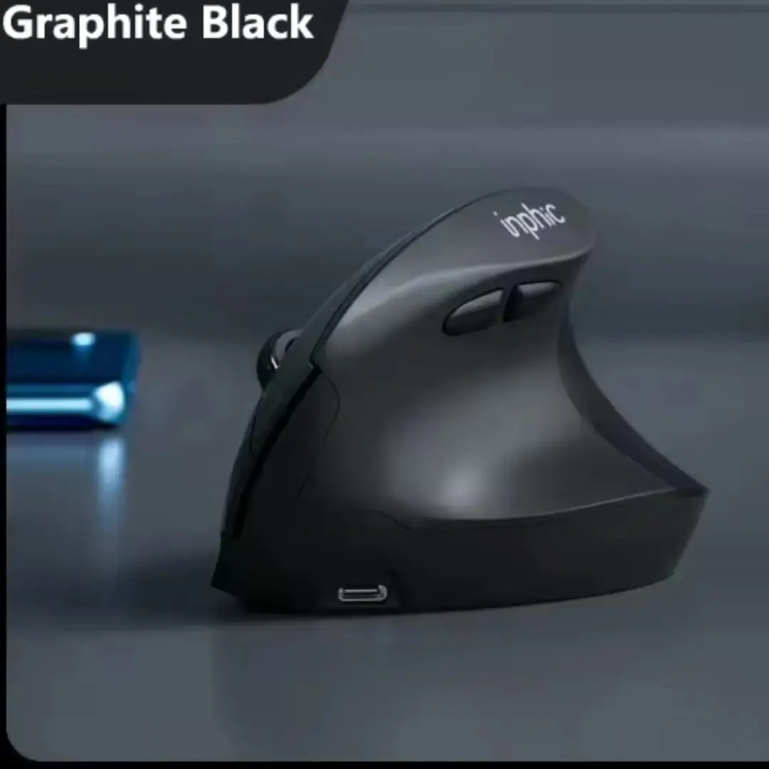 Inphic X9 Pro Vertical Ergonomic Tri-Mode Wireless Mouse 3 Inphic X9 Pro Vertical Ergonomic Tri-Mode Wireless Mouse - Image 3