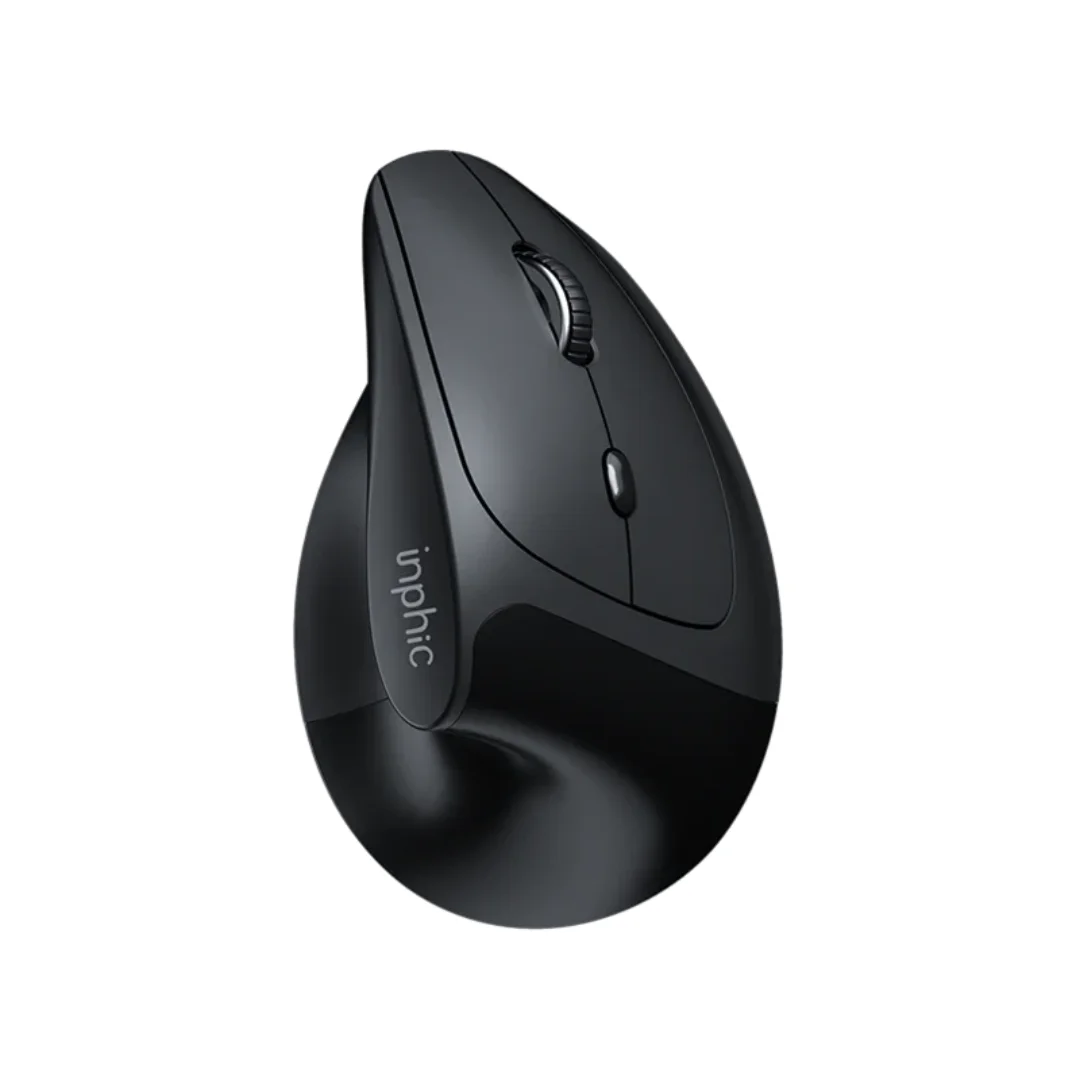 Inphic X9 Pro Vertical Ergonomic Tri-Mode Wireless Mouse 1 Inphic X9 Pro Vertical Ergonomic Tri-Mode Wireless Mouse