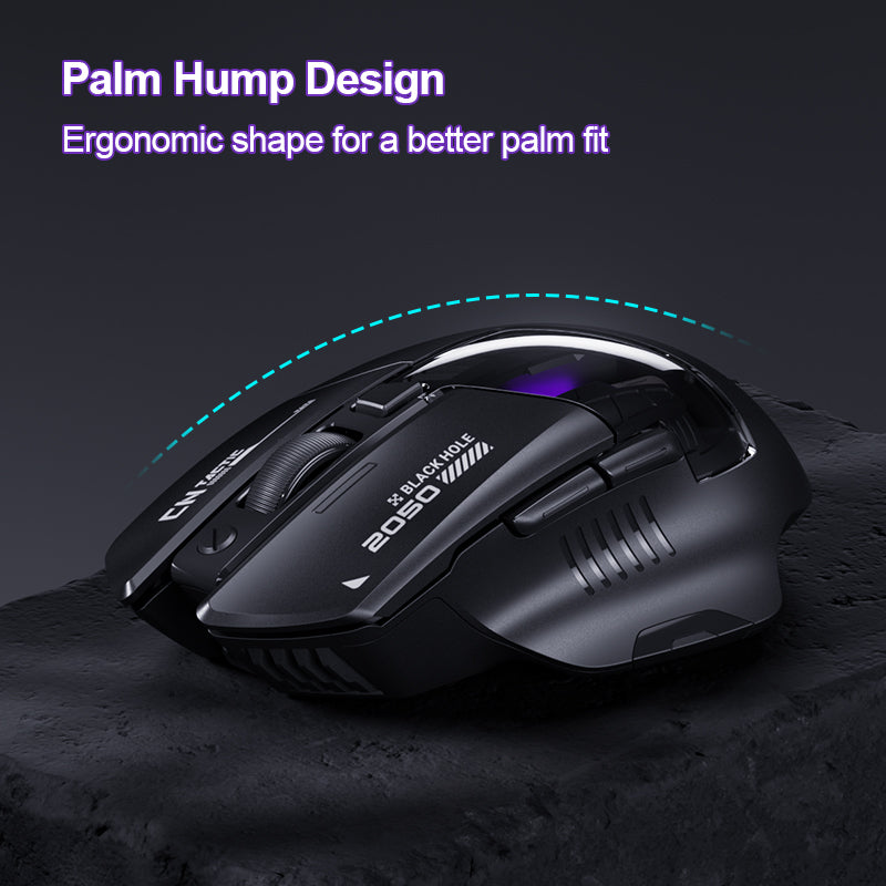 Inphic A9 Explorer V2 Bluetooth and 2.4G Wireless Mouse 5 Inphic A9 Explorer V2 Bluetooth and 2.4G Wireless Mouse - Image 5