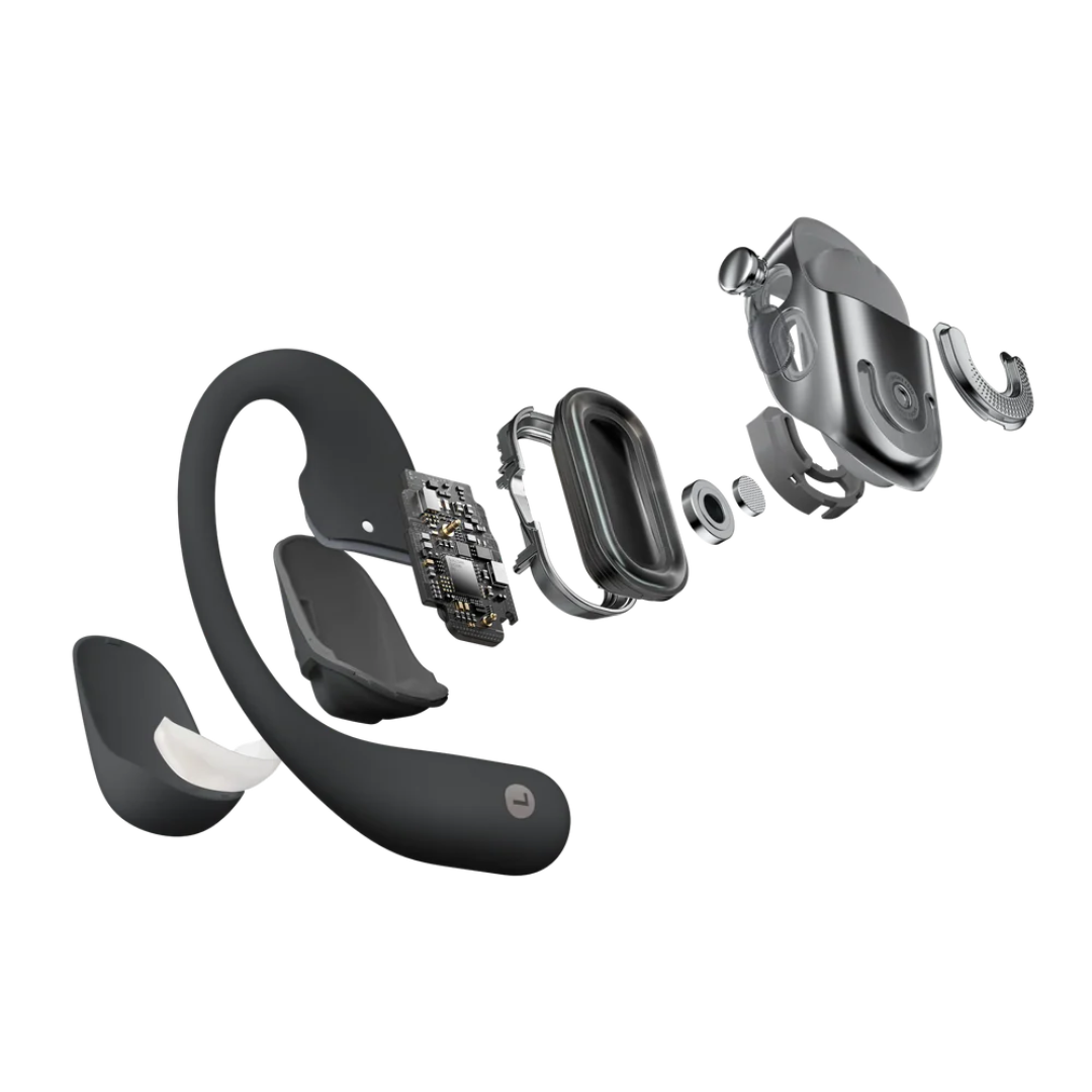 Shokz OpenFit 2 Open-Ear Earbuds, Black 4 Shokz OpenFit 2 Open-Ear Earbuds, Black - Image 4