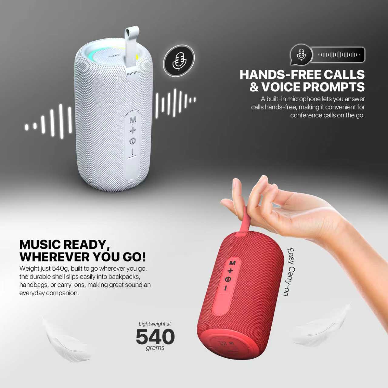 FANTECH BS158 Nerabox Bluetooth Speaker 9 FANTECH BS158 Nerabox Bluetooth Speaker - Image 9