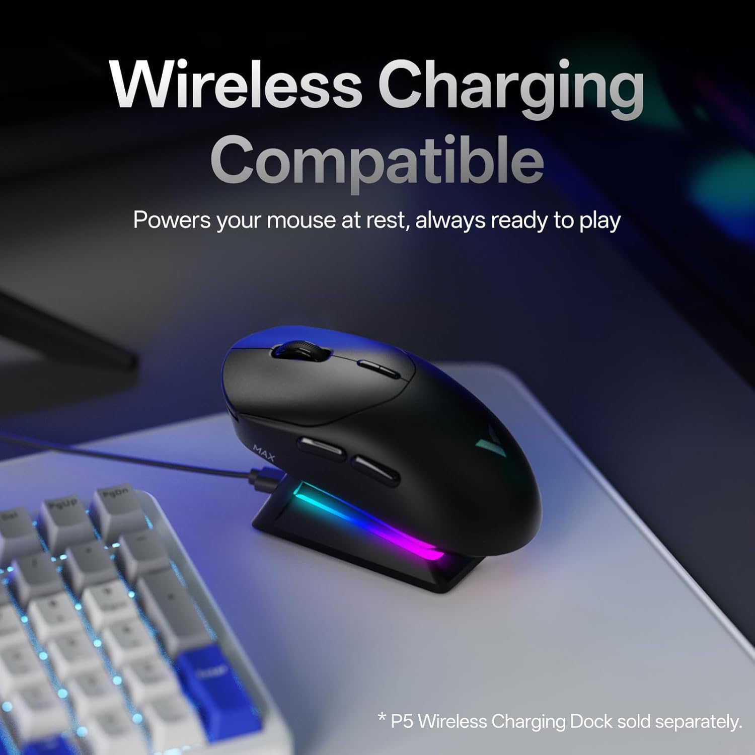 Rapoo VT2 MAX 8K Dual-Mode Gaming Mouse, Black 8 Rapoo VT2 MAX 8K Dual-Mode Gaming Mouse, Black - Image 8