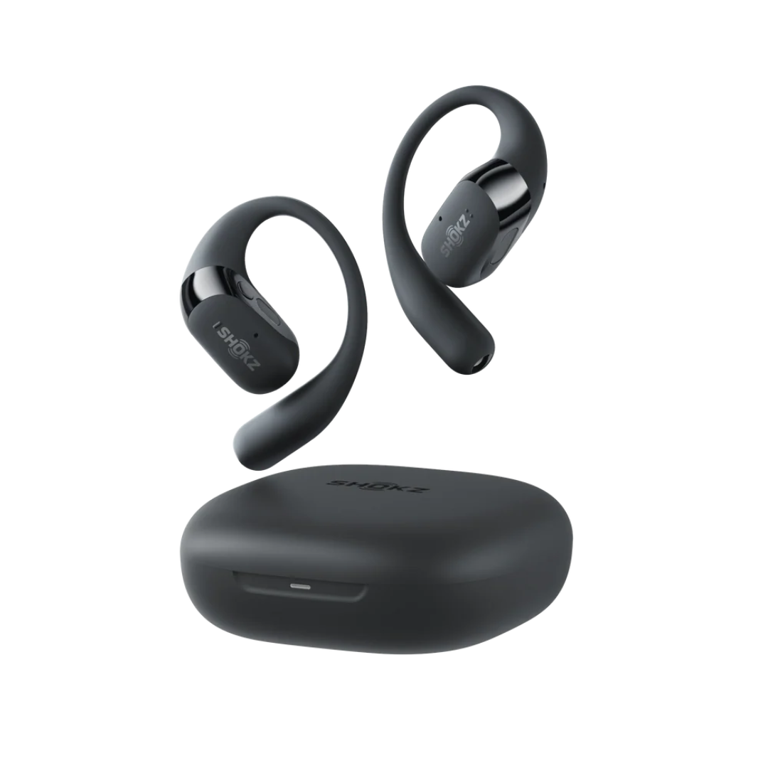 Shokz OpenFit 2 Open-Ear Earbuds, Black 2 Shokz OpenFit 2 Open-Ear Earbuds, Black - Image 2