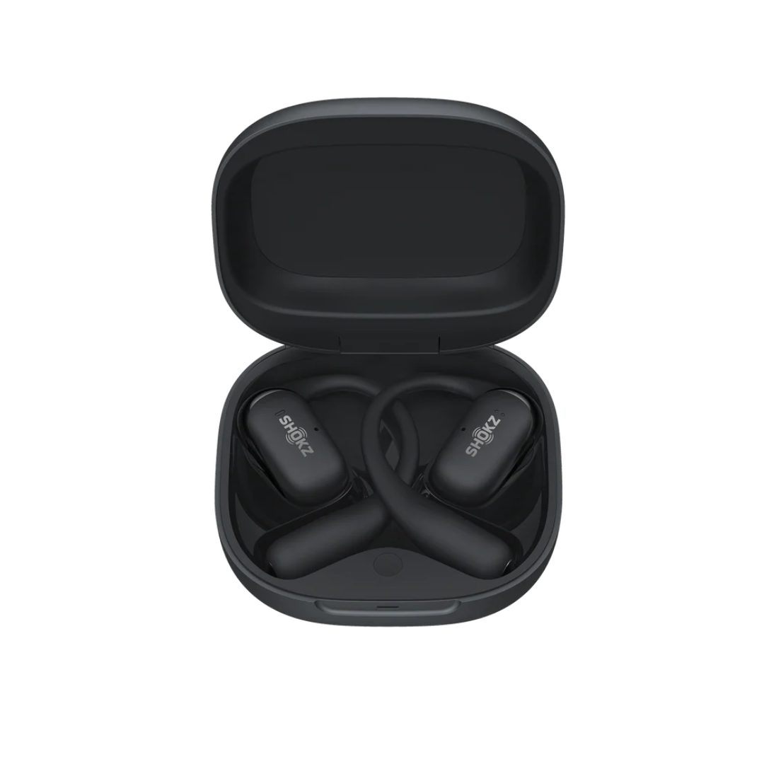 Shokz OpenFit 2 Open-Ear Earbuds, Black 3 Shokz OpenFit 2 Open-Ear Earbuds, Black - Image 3