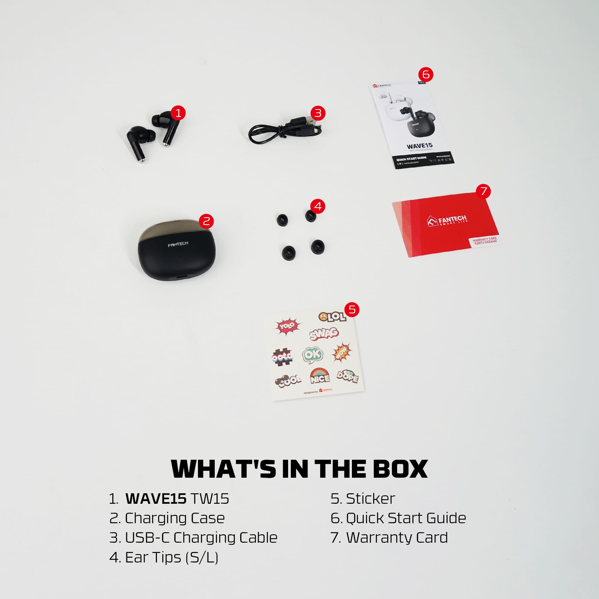 FANTECH TW15 WAVE Bluetooth True Wireless Earbuds 11 FANTECH TW15 WAVE Bluetooth True Wireless Earbuds - Image 11