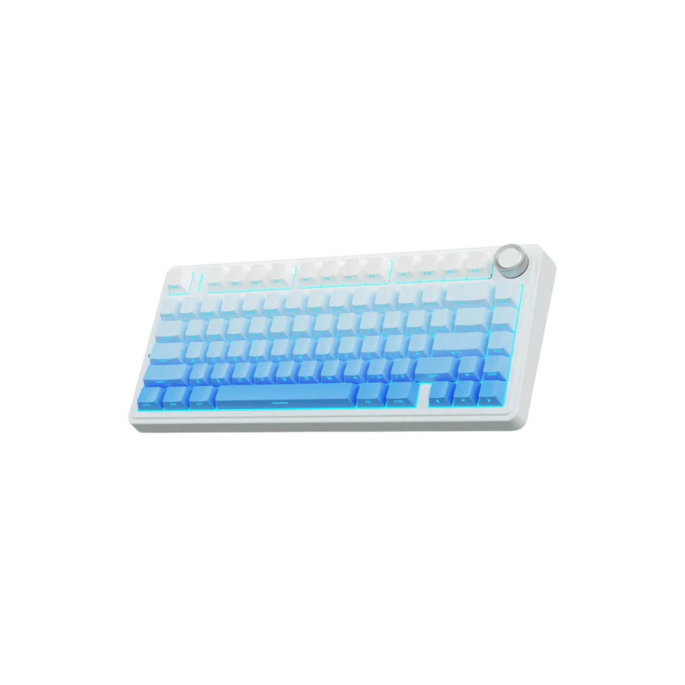 AULA F75 PRO Tri-Mode Wireless Mechanical Keyboard, Gradient Blue (Reaper Switch) 1 AULA F75 PRO Tri-Mode Wireless Mechanical Keyboard, Gradient Blue (Reaper Switch)