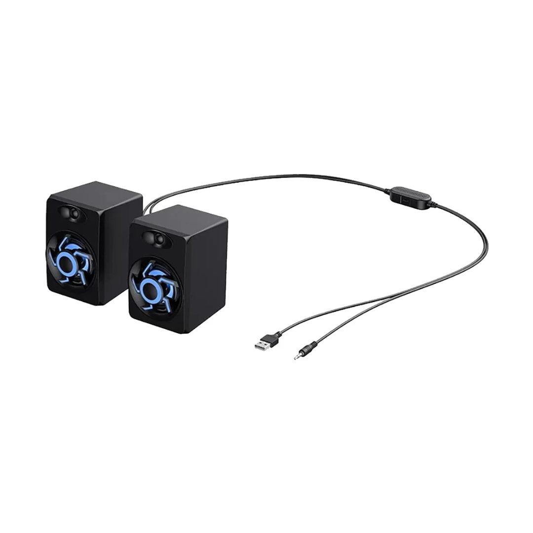 Havit SK706 Stereo LED Backlit USB Speaker 2 Havit SK706 Stereo LED Backlit USB Speaker - Image 2