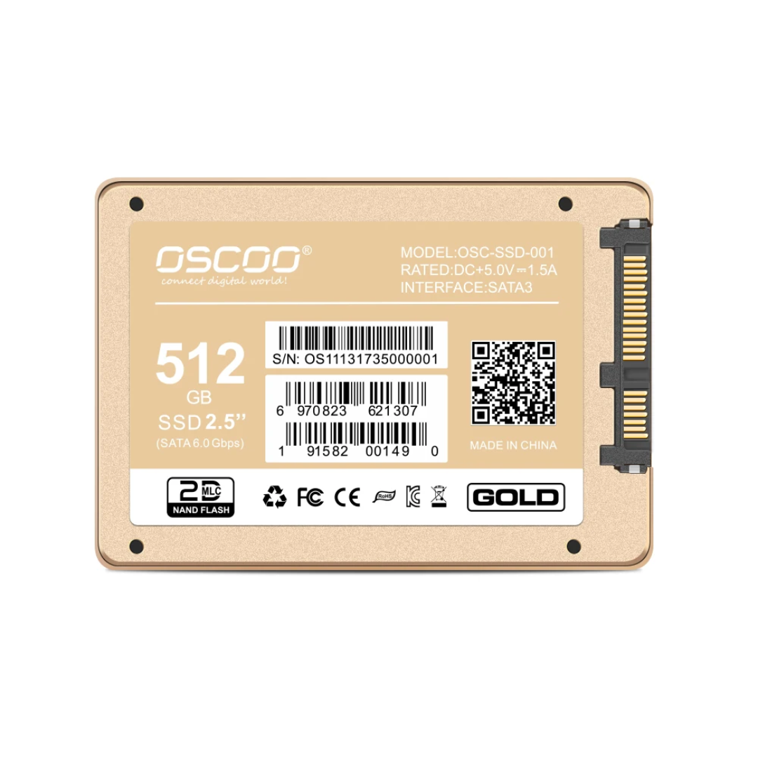 OSCOO OS003 256GB GOLD SATA SSD 3 OSCOO OS003 256GB GOLD SATA SSD - Image 3