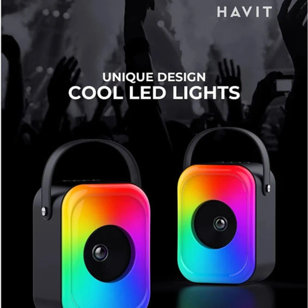 Havit SQ128BT RGB Bluetooth Speaker 4 Havit SQ128BT RGB Bluetooth Speaker - Image 4