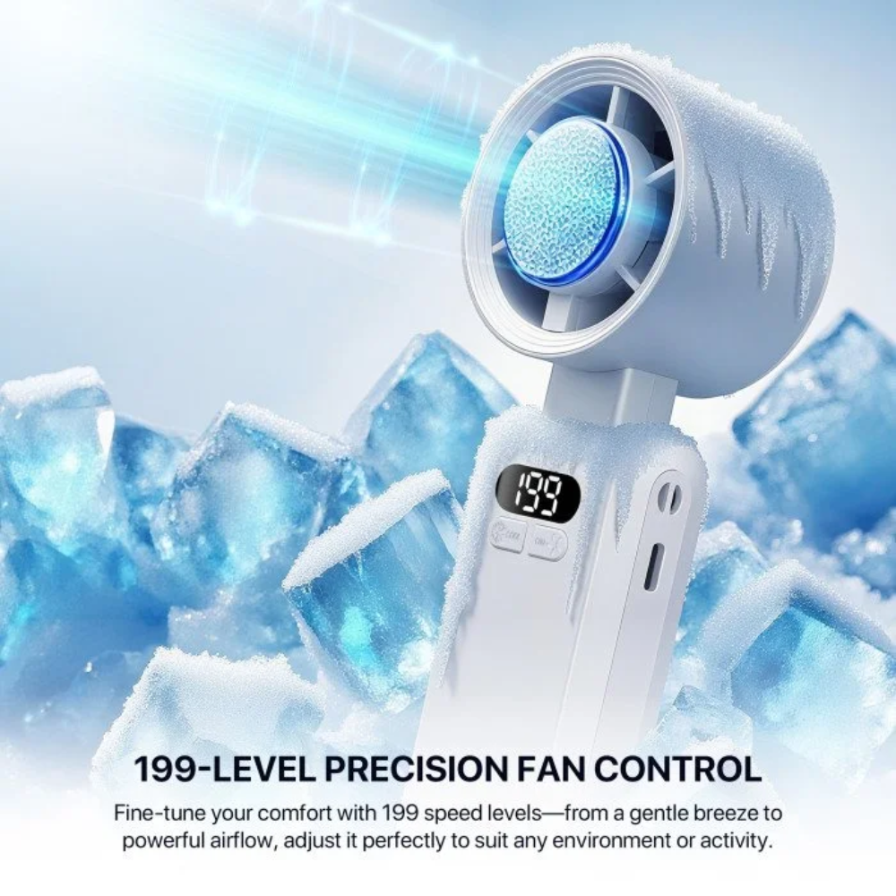 FANTECH PAC6 ICE Cooling Plated Portable Mini Charger Fan 7 FANTECH PAC6 ICE Cooling Plated Portable Mini Charger Fan - Image 7
