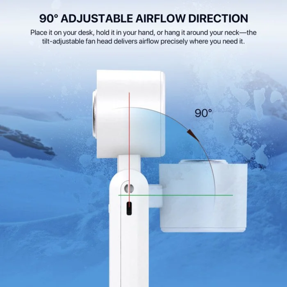 FANTECH PAC6 ICE Cooling Plated Portable Mini Charger Fan 8 FANTECH PAC6 ICE Cooling Plated Portable Mini Charger Fan - Image 8