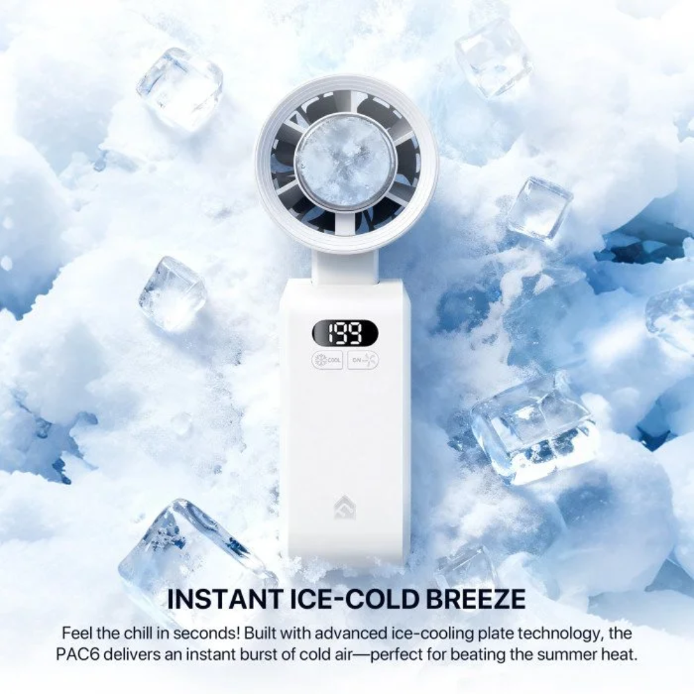FANTECH PAC6 ICE Cooling Plated Portable Mini Charger Fan 9 FANTECH PAC6 ICE Cooling Plated Portable Mini Charger Fan - Image 9
