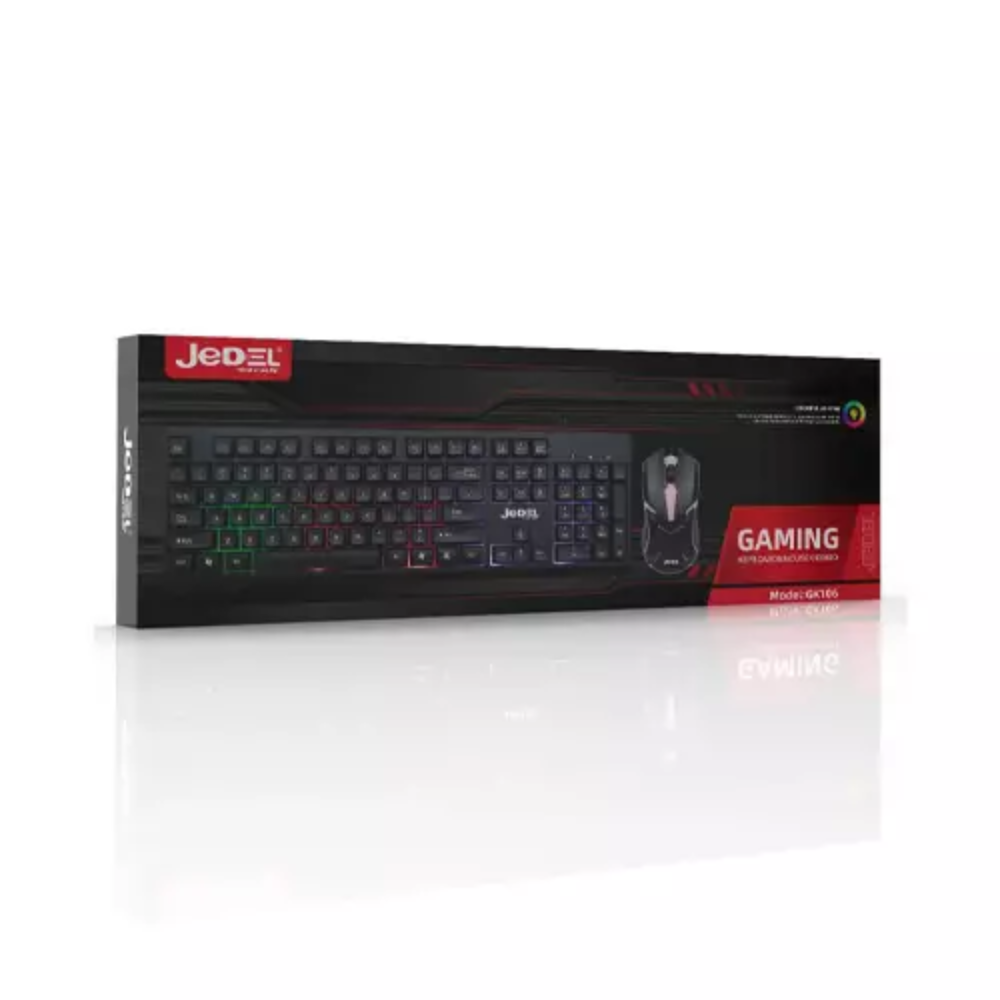 Jedel GK106 RGB Gaming Keyboard Mouse Combo 2 Jedel GK106 RGB Gaming Keyboard Mouse Combo - Image 2