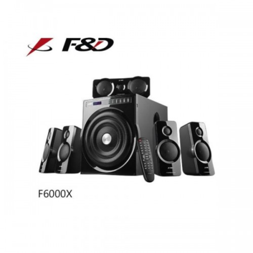 F&D F6000X 5.1 Bluetooth Home Theater Speaker 2 F&D F6000X 5.1 Bluetooth Home Theater Speaker - Image 2