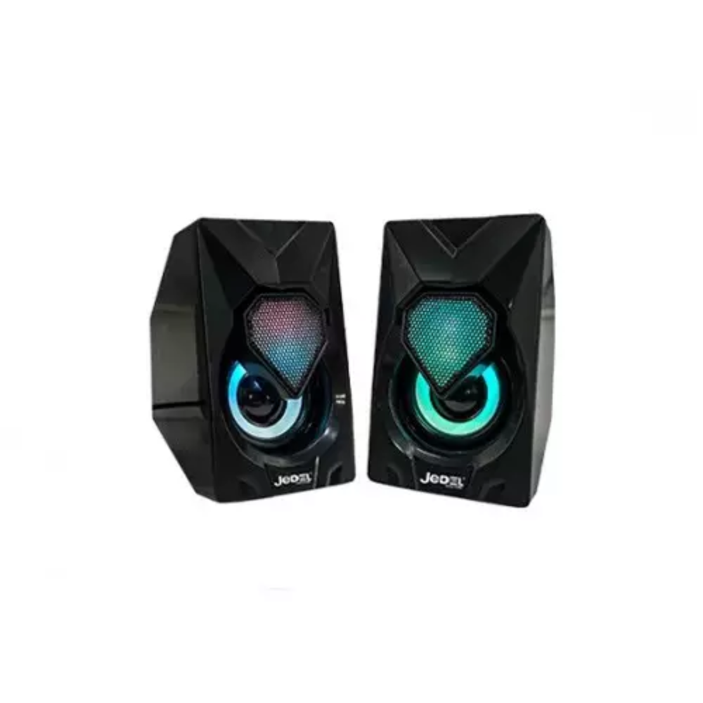 JEDEL S-502 RGB USB Stereo Wired Speakers 1 JEDEL S-502 RGB USB Stereo Wired Speakers